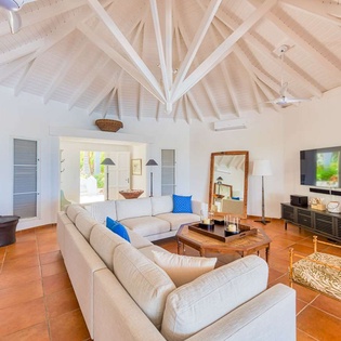 Living Room at SXM LOT, Hillside/Terres Basses, St. Martin