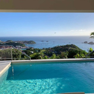 The view from WV WSH, Colombier, St. Barthelemy