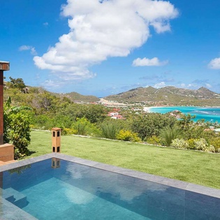 Villa Pool at WV CTH, St. Jean, St. Barthelemy