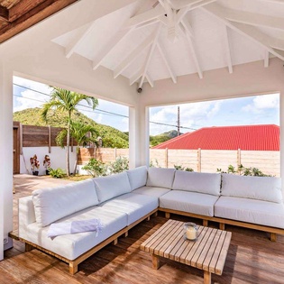 Deck at WV APE, St. Jean, St. Barthelemy