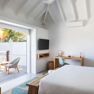 Bedroom at WV HBV, Flamands, St. Barthelemy
