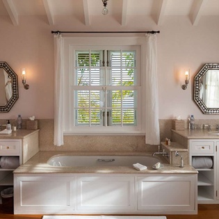 Bathroom at WV PBO, Colombier, St. Barthelemy