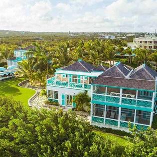 Aerial photo of AXA TNM, Elsie Bay, Anguilla