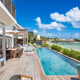 Villa Pool at WV AQA, Grand Cul de Sac, St. Barthelemy