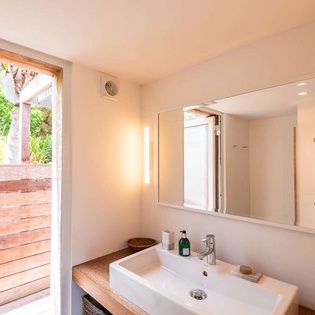 Bathroom at WV RIG, St. Jean, St. Barthelemy