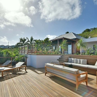 Deck at WV VUM, Marigot, St. Barthelemy