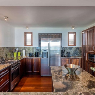 Kitchen at WV BAY, Pointe Milou, St. Barthelemy