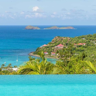 The view from WV ISI, St. Jean, St. Barthelemy