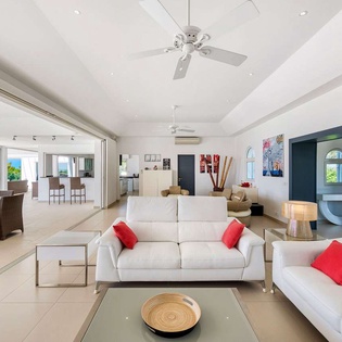 Living Room at SXM JUP, Hillside/Terres Basses, St. Martin