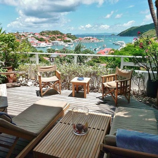 Terrace at WV PUL, Gustavia, St. Barthelemy