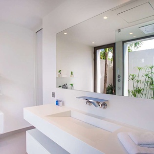 Bathroom at WV SAX, St. Jean, St. Barthelemy