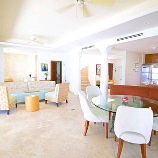 Living Room at PIE BAH, Beachfront/Cupecoy, St. Martin