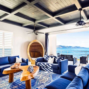Living Room at RIC LIM, Little Harbour, Anguilla