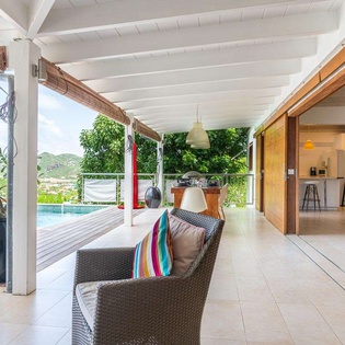 Terrace at WV MBL, St. Jean, St. Barthelemy