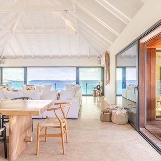 Dining Room at WV FLY, Anse des Cayes, St. Barthelemy