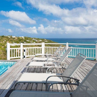 Villa Pool at WV MLA, Marigot, St. Barthelemy