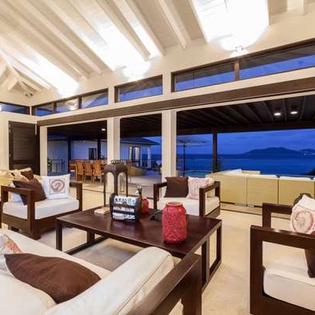 Living Room at AXA KAM3, Little Harbour, Anguilla