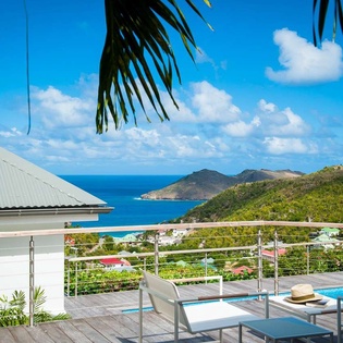 Deck at WV LUM, Flamands, St. Barthelemy