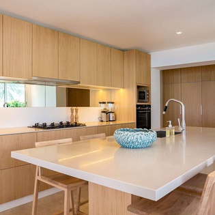 Kitchen at WV AQA, Grand Cul de Sac, St. Barthelemy
