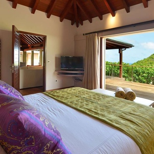 Bedroom at WV MJP, Flamands, St. Barthelemy
