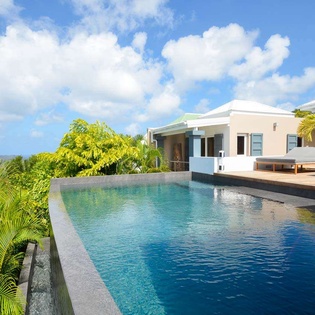 Villa Pool at WV VLC, Lurin, St. Barthelemy