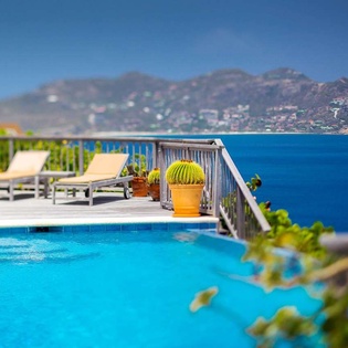 Villa Pool at WV FRE, Pointe Milou, St. Barthelemy
