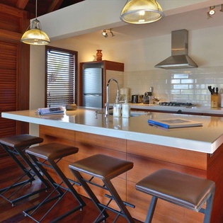 Kitchen at WV MJS, Flamands, St. Barthelemy