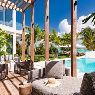 Deck at TC CAB, Grace Bay/Leeward, Turks & Caicos
