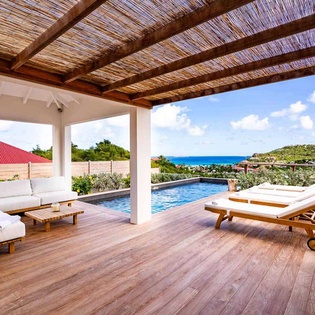 Terrace at WV APE, St. Jean, St. Barthelemy
