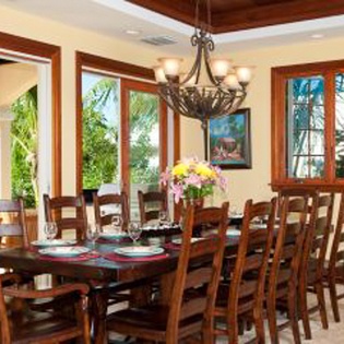 Dining Room at IE MIR, Sapodilla Bay, Turks & Caicos