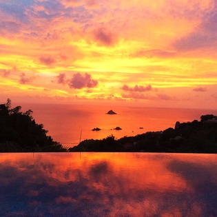 The view from WV VLC, Lurin, St. Barthelemy