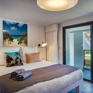 Bedroom at WV SUM, Pointe Milou, St. Barthelemy