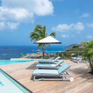 Villa Pool at WV BSN, Lurin, St. Barthelemy