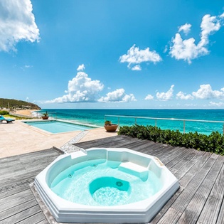 Villa Pool at SXM LVB, Beach Side/Baie Rouge, St. Martin
