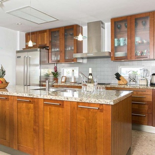 Kitchen at PIE BDV, Beachfront/Cupecoy, St. Martin