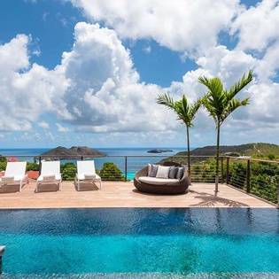 Villa Pool at WV ONE, Colombier, St. Barthelemy
