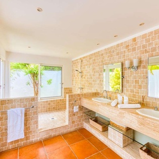 Bathroom at SXM LOT, Hillside/Terres Basses, St. Martin