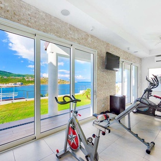 Gym at SXM AML, Guana Bay, St. Martin