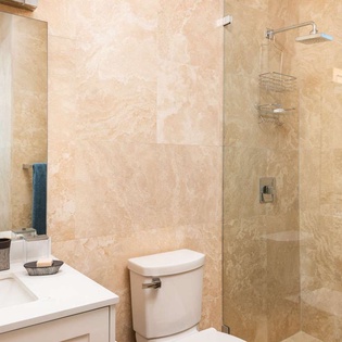 Bathroom at TC BRE, Long Bay Beach, Turks & Caicos