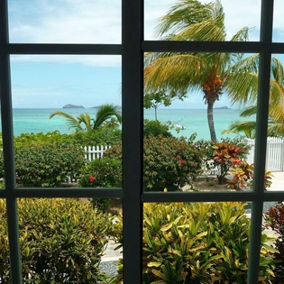 The view from WV SAJ, Lorient Beach, St. Barthelemy