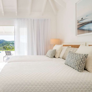 Bedroom at WV AIR, St. Jean, St. Barthelemy