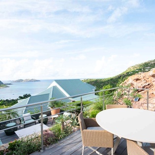 Deck at WV LLA, St. Jean, St. Barthelemy