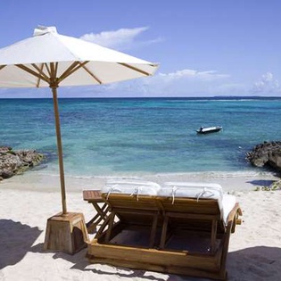 Beach at AXA KAM3, Little Harbour, Anguilla