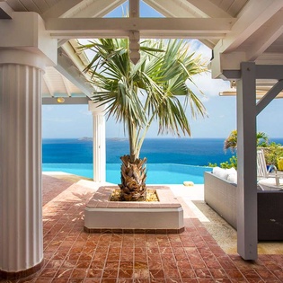 Terrace at WV FRE, Pointe Milou, St. Barthelemy