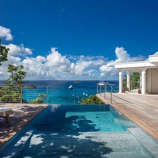 Villa Pool at WV SHE, Corossol, St. Barthelemy
