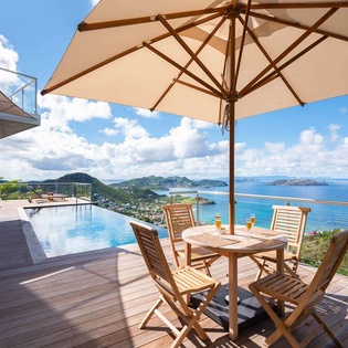 Terrace at WV GDV, Vitet, St. Barthelemy