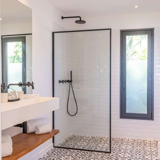 Bathroom at WV CUT, Toiny, St. Barthelemy
