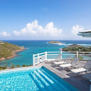 Villa Pool at WV MLA, Marigot, St. Barthelemy