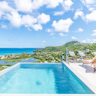 Villa Pool at WV VOB, St. Jean, St. Barthelemy