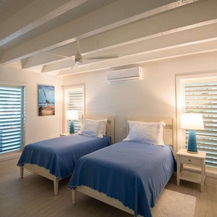 Bedroom at TC MSW, Ocean Pt/Taylors, Turks & Caicos